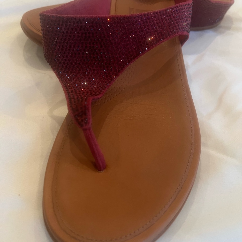 Sequined Red FitFlop Sandals